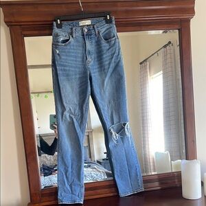 Curve Love 90s Slim Straight Ultra High Rise